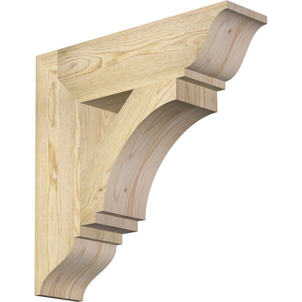 Ekena Millwork Imperial Traditional Rough Sawn Bracket, Douglas Fir, 6"W x 24"D x 24"H BKT06X24X24IMP01RDF - main